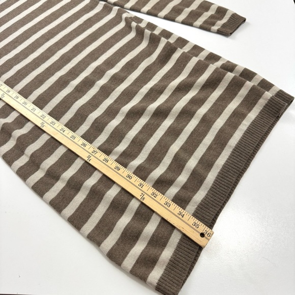 Ann Taylor Loft Women's Sz M Merino Wool Sweater Dress Long Sleeve Casual Brown - Picture 13 of 14